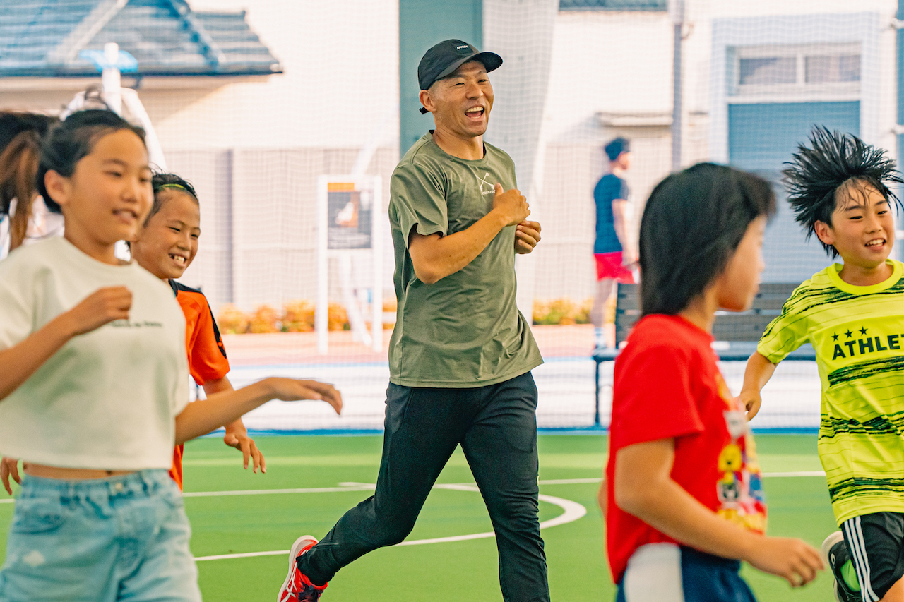 91 Academy かけっこスクールのレッスン風景