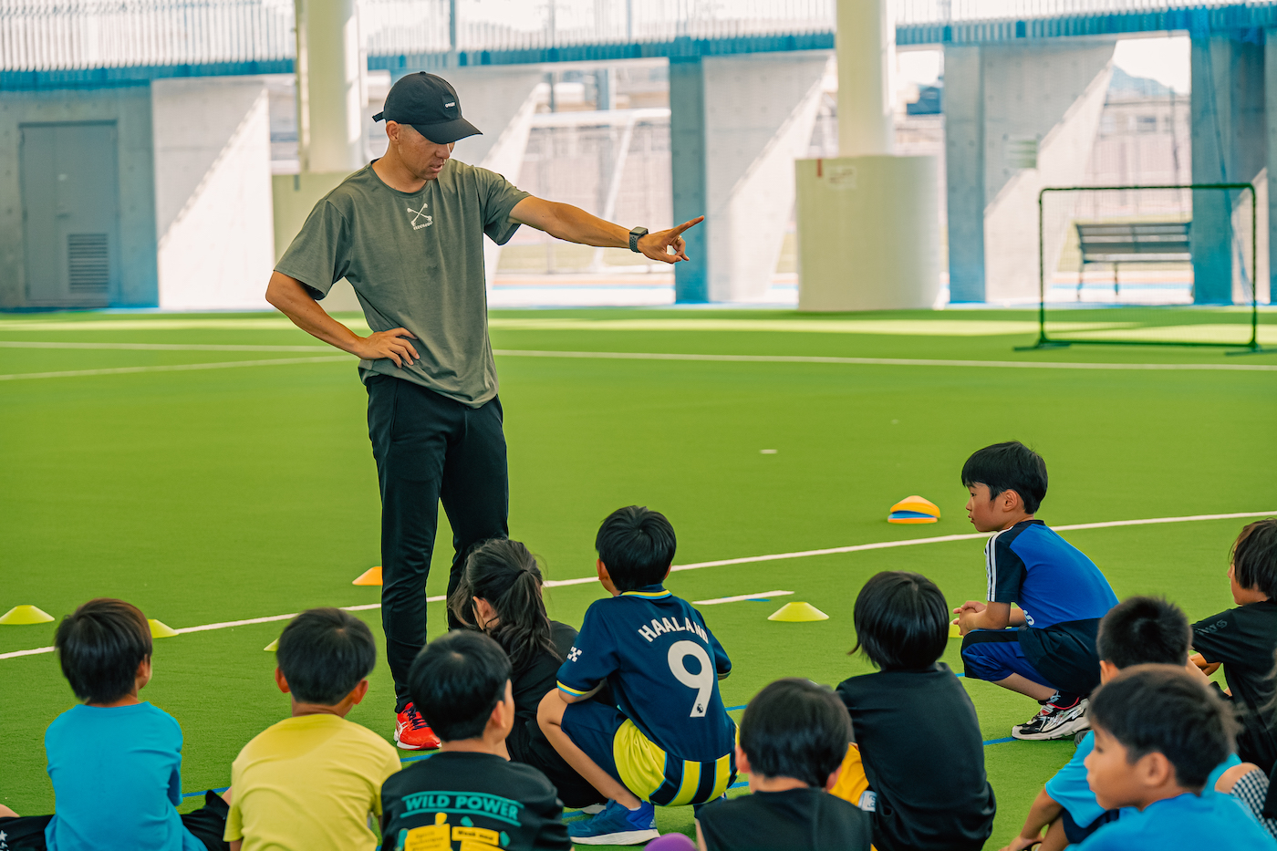 91 Academy かけっこスクールのレッスン風景