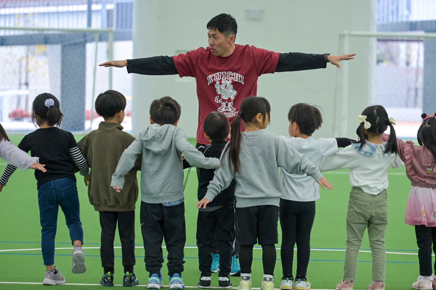 91 Academy かけっこスクールのレッスン風景